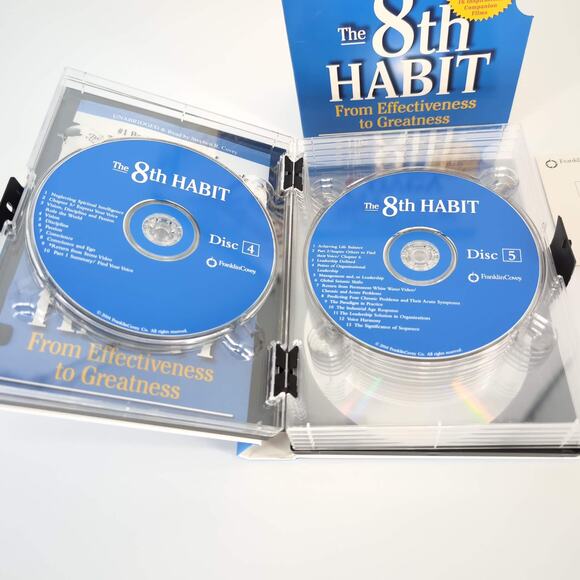 The 8th Habit from Effectiveness to Greatness 13 CDs AUDIO BOOK by Stephen Covey - Picture 9 of 16